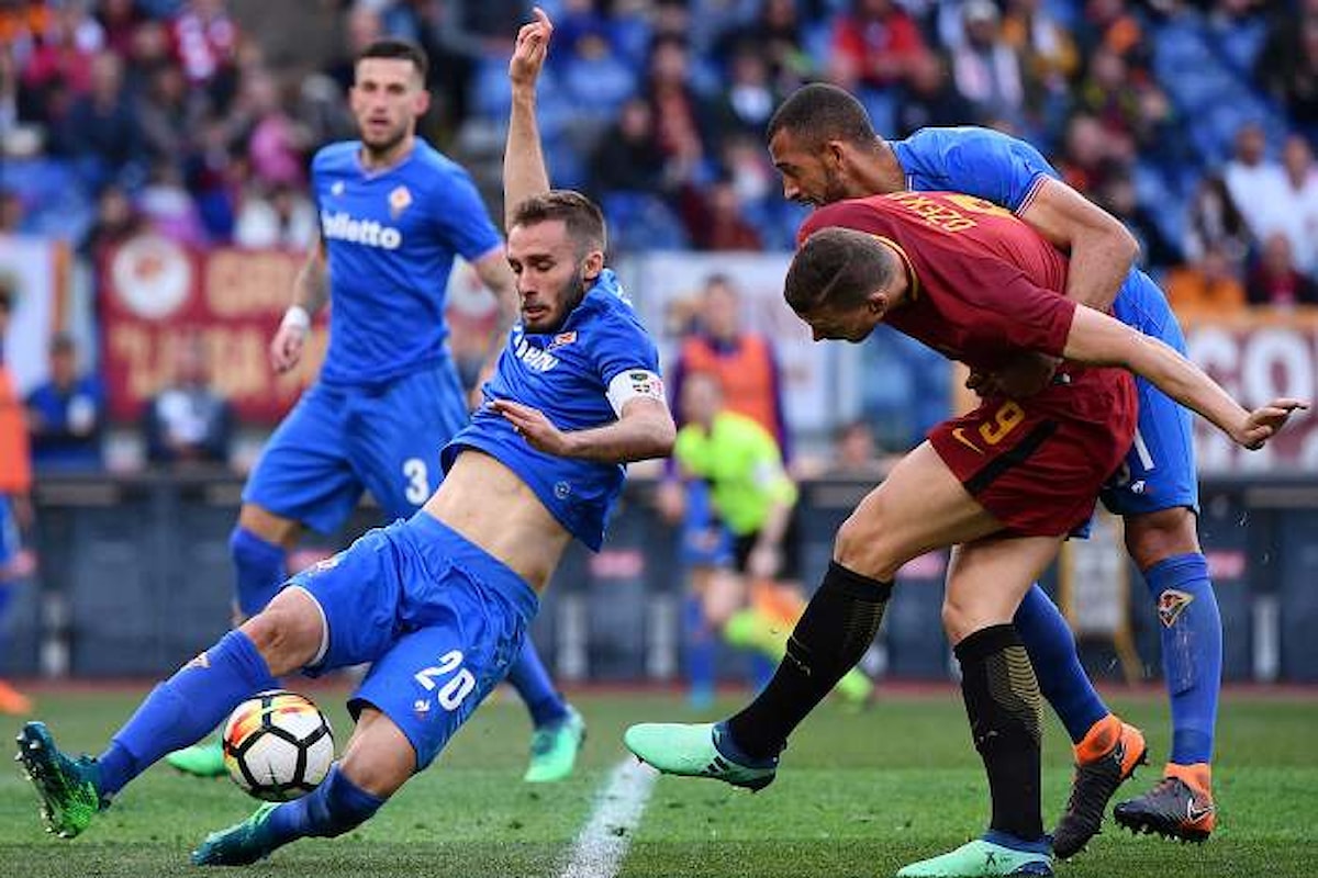 La Fiorentina espugna l'Olimpico battendo la Roma per 2-0