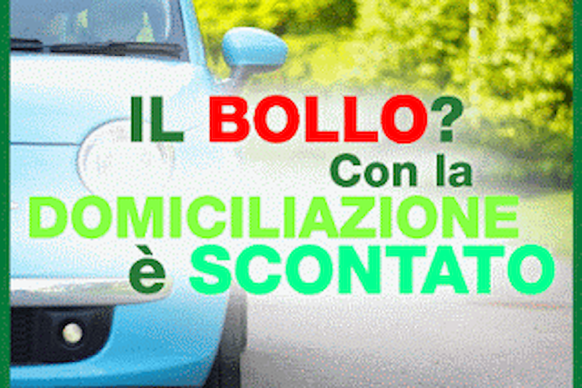 Bollo Auto: Sconto del 10% con la Domiciliazione Bancaria